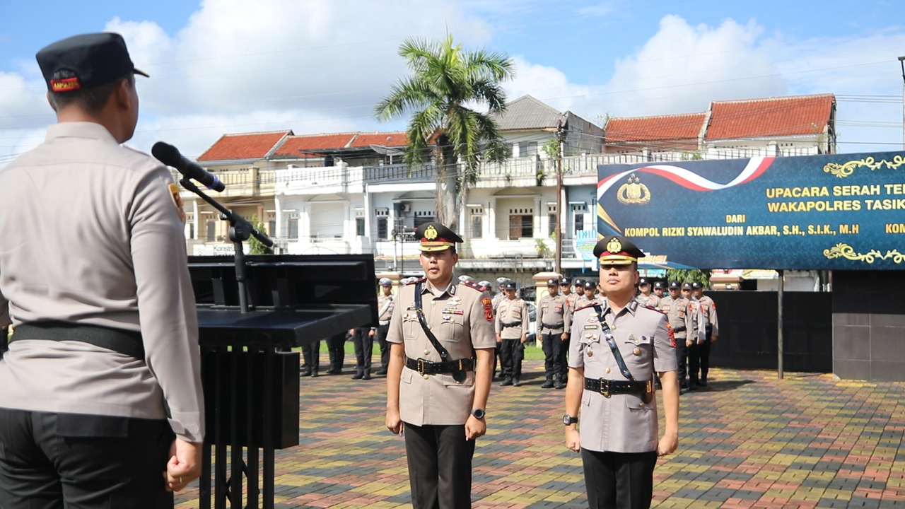 Mantan Kanit II Subdit I Ditreskrimsiber Polda Jabar Resmi Jabat Wakapolres Tasikmalaya Kota