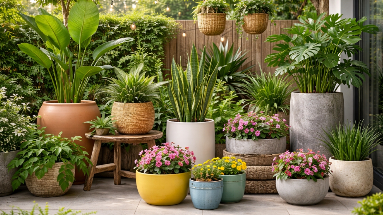 Inspirasi Pot Tanaman Hias agar Taman Rumah Tampil Lebih Estetik dan Modern