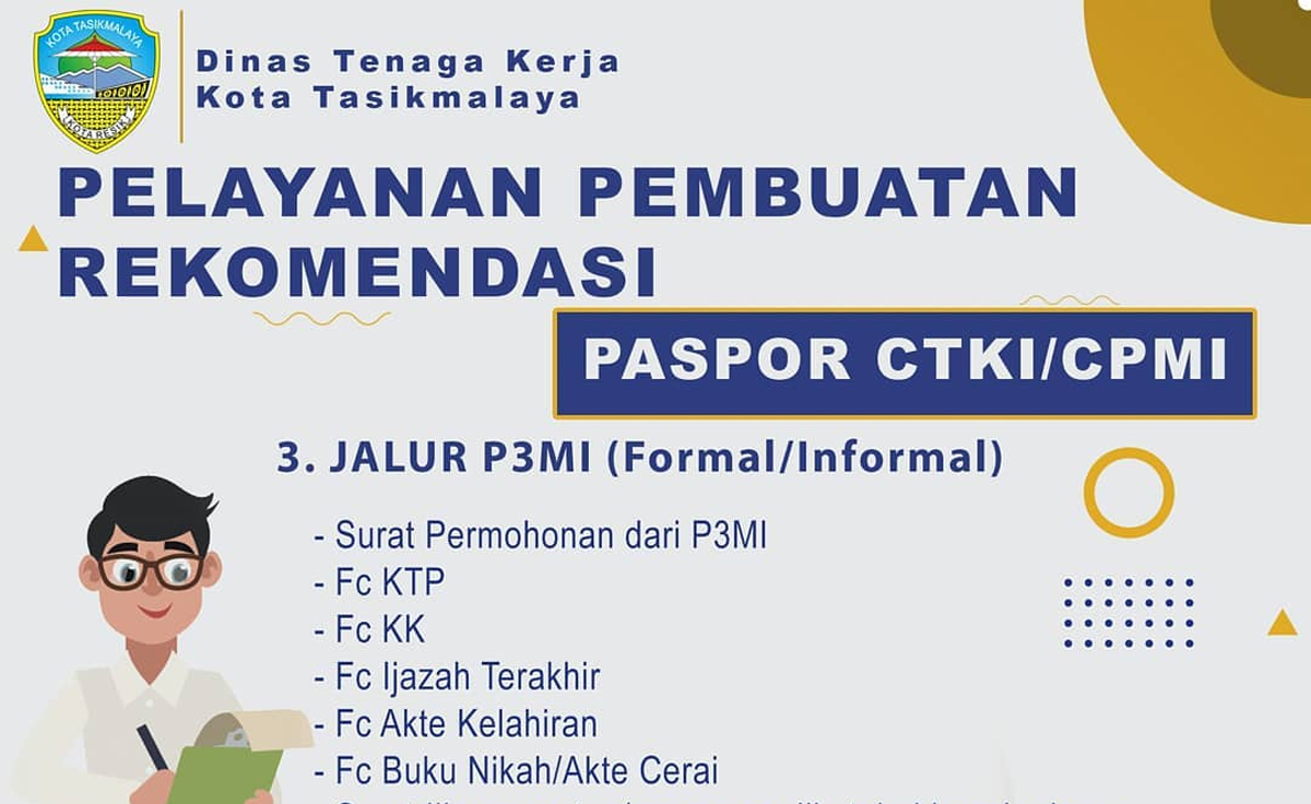Syarat Pembuatan Rekomendasi Paspor Bagi CPMI di Dinas Tenaga Kerja