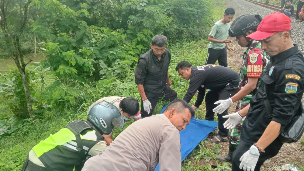 Pejalan Kaki Tewas Tertabrak Kereta Api di Rajapolah Tasikmalaya, Identitas Korban Belum Diketahui 