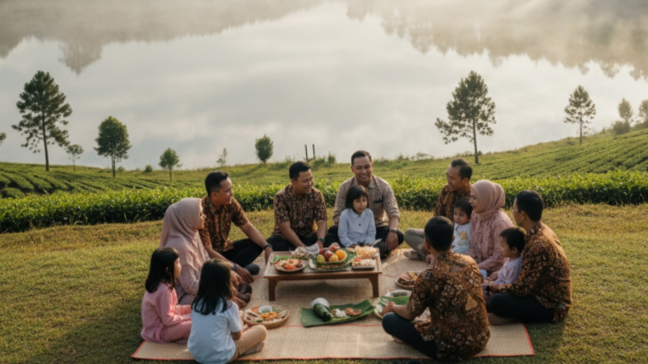 Tradisi Papajar ke Danau, Pilihan Keluarga Jawa Barat Menyambut Bulan Suci Ramadhan 