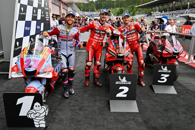 3 Pembalap Ducati Tempati Barisan Depan, Hasil Kualifikasi MotoGP Red Bull Ring
