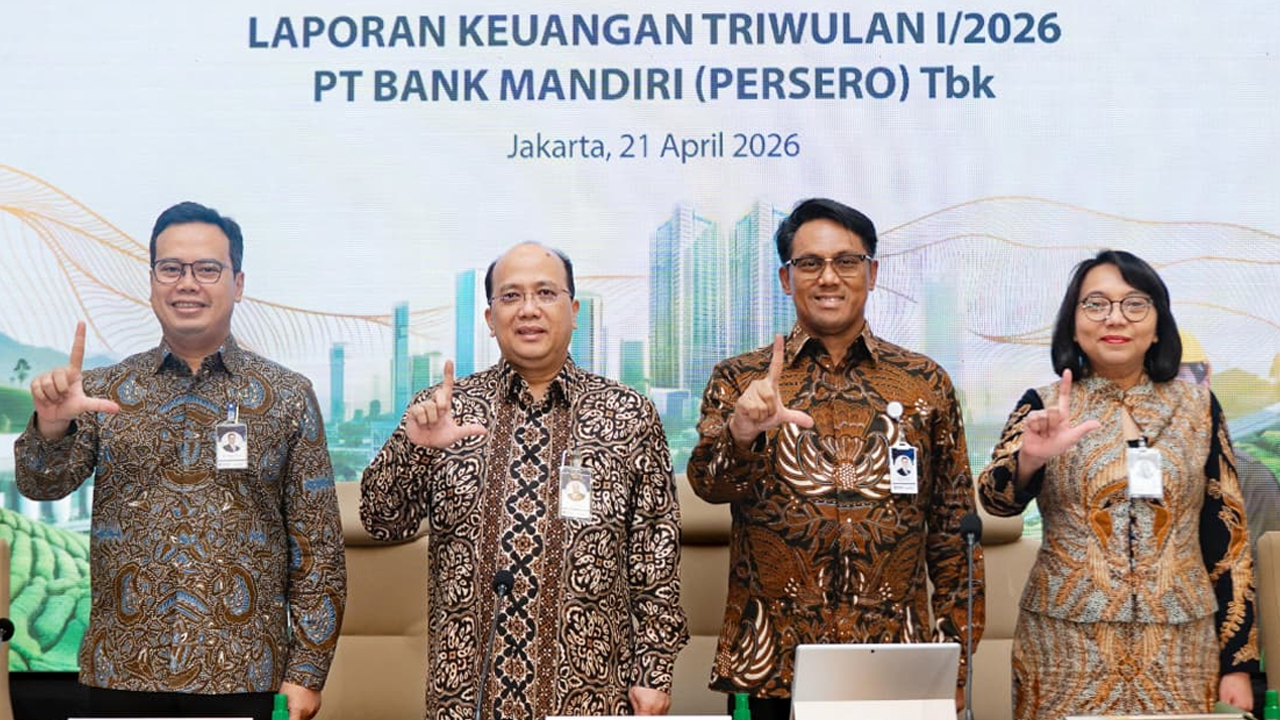 Tunjukkan Ketahanan Bisnis, Bank Mandiri Raup Laba Rp 15,4 Triliun di Kuartal I 2026