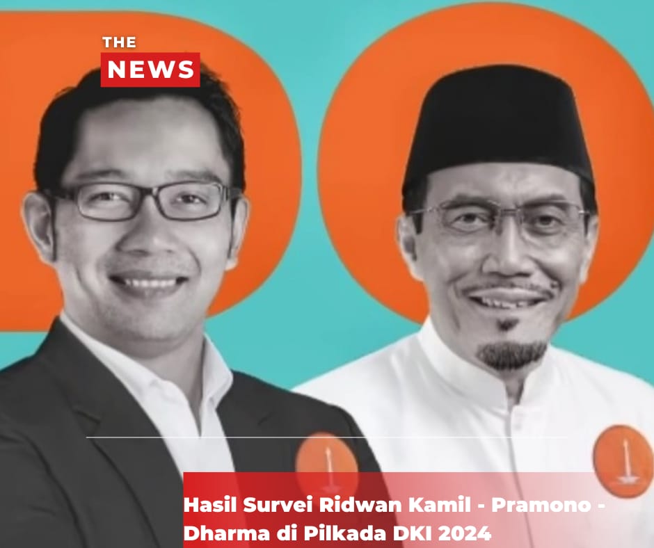 Hasil Survei Elektabilitas Calon Gubernur dan Wakil Gubernur di Pilkada DKI Jakarta 2024