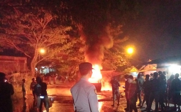 Penyebab Mobil Pikap Pengangkut BBM yang Terbakar di Cikurubuk Tasik Diduga Akibat Korsleting Listrik