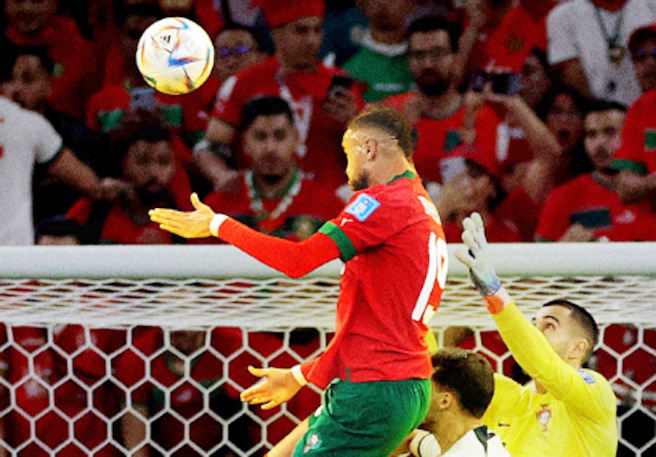 Youssef En-Nesyri Pecahkan Rekor Gol Sundulan Tertinggi Cristiano Ronaldo