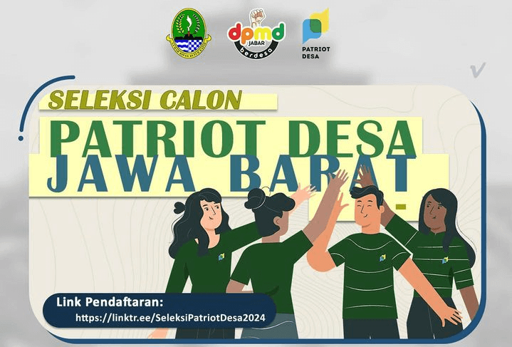 Info Loker, Ini Link Pendaftaran Seleksi Calon Patriot Desa Jawa Barat 2024, Terbuka Bagi Pemuda-Pemudi Jabar