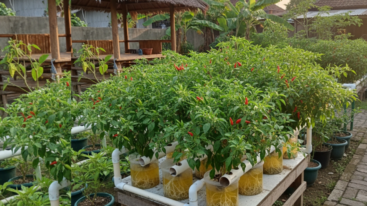 Panen Cabai Rawit dari Kotak Es Krim: Cara Simpel Hidroponik Rumahan yang Hasilnya Lebat