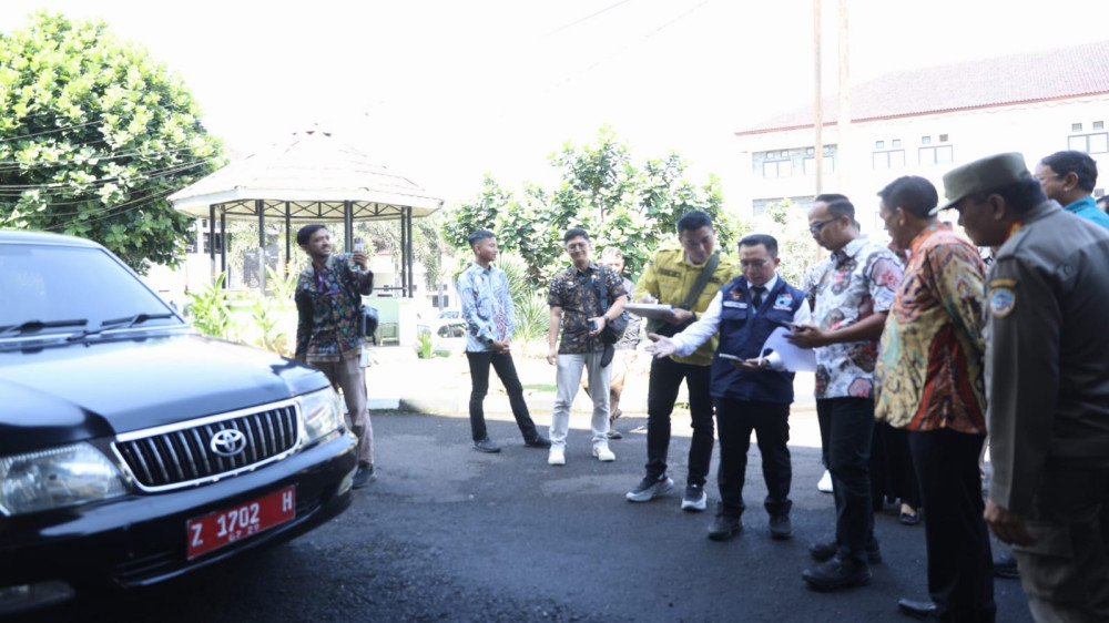 Wali Kota Tasikmalaya Sidak Pajak Kendaraan Dinas, 395 Unit Belum Tertib Bayar