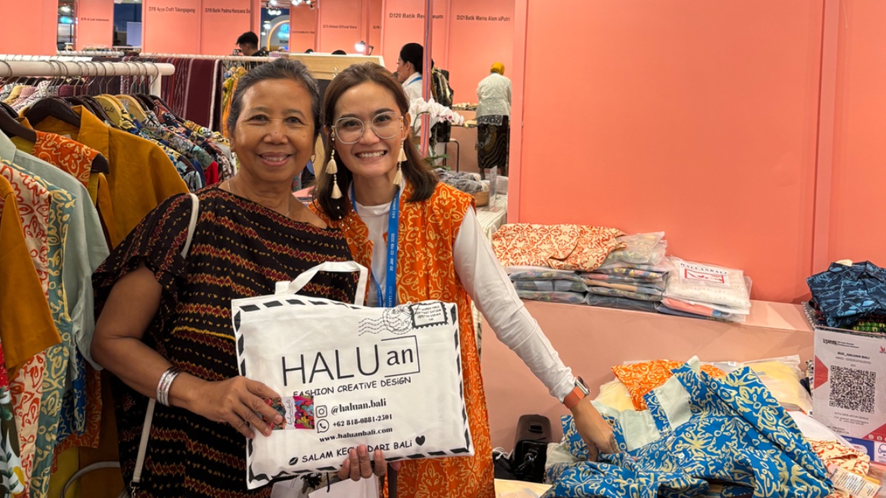 Lewat Pameran BRI, Pengusaha Muda Asal Bali Pasarkan Fashion dengan Sentuhan Digital 