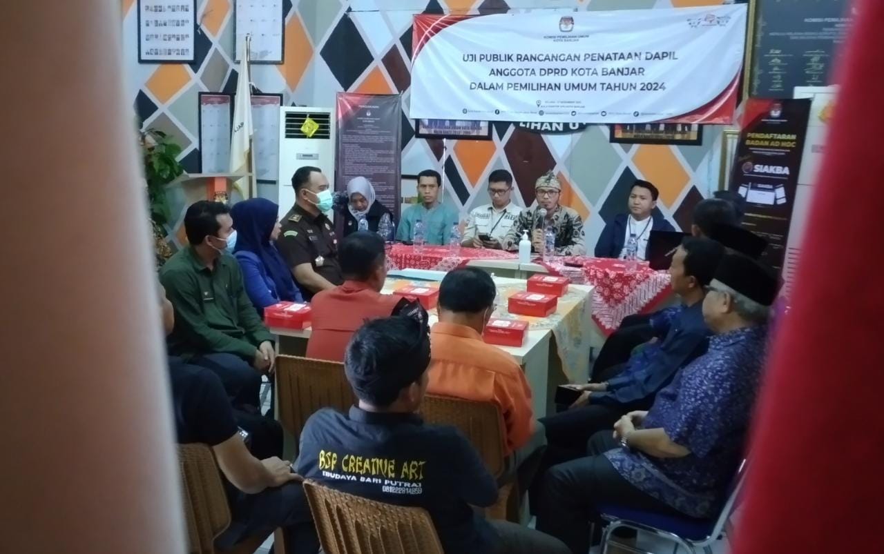 Cara Tampung Masukan, KPU Kota Banjar Gelar Uji Publik Rancangan Dapil