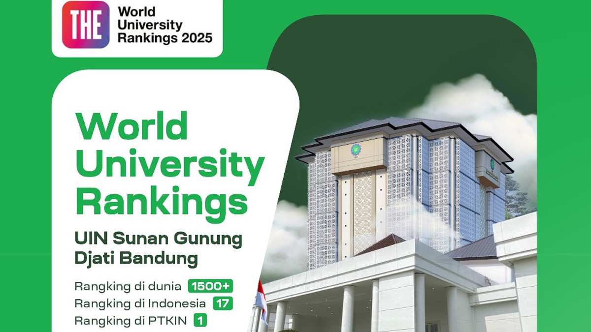 20 Universitas Terbaik di Indonesia versi THE WUR 2025, UIN Bandung Nomor 1 di PTKIN