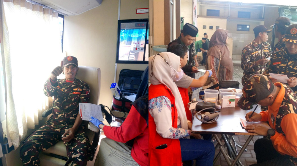 Donor Darah GP Ansor Kabupaten Tasikmalaya Dorong Kesadaran Kemanusiaan