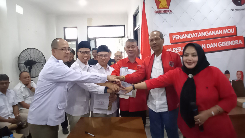 Deal! Gerindra dan PDI Perjuangan Bersama di Pilkada 2024 Kota Tasikmalaya, Koalisi Besar Bertambah