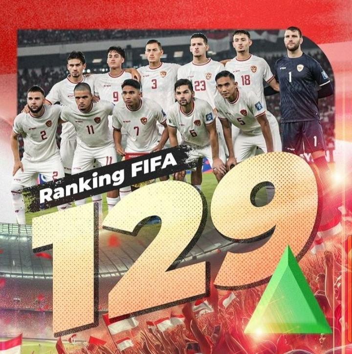 Performa Gemilang, Timnas Indonesia Naik ke Peringkat 129 Ranking FIFA