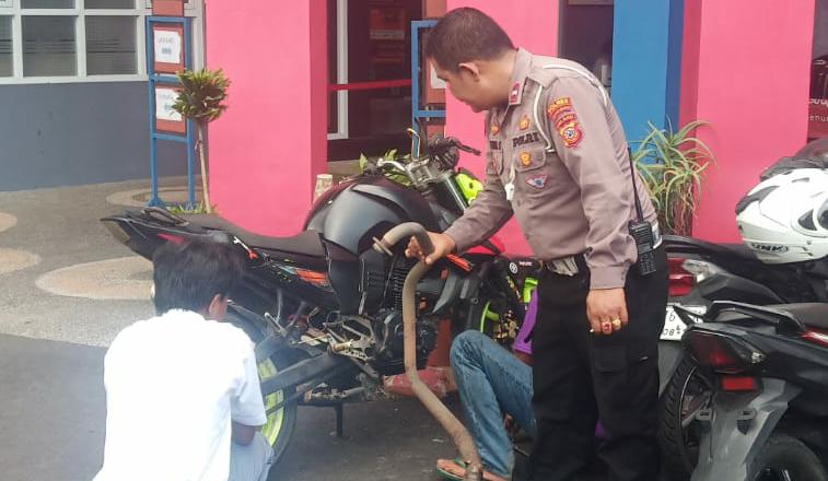 Polisi Kota Tasikmalaya Razia Knalpot Bising di Sekolah, Tindakan Tegas Tanpa Tilang