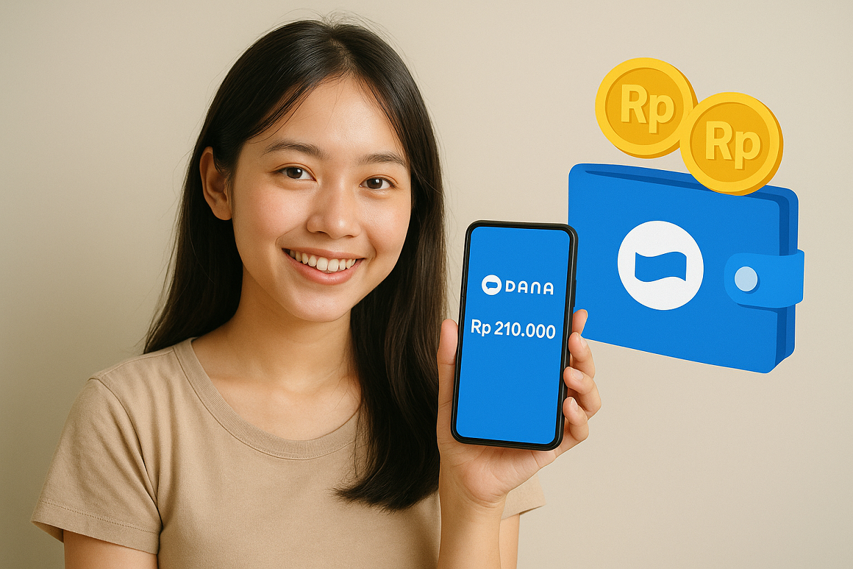 Saldo DANA Gratis Rp210.000 dari Aplikasi Penghasil Uang
