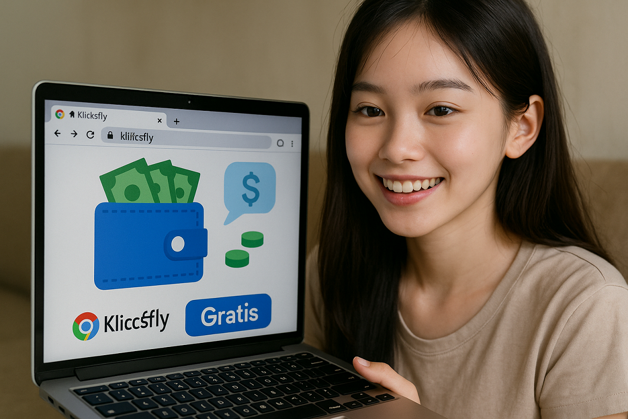 Cara Mendapatkan Saldo Dana Gratis dari Klicksfly Google Chrome