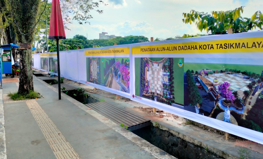 Pemprov Jabar Penataan Alun-alun Dadaha Kota Tasikmalaya, Mau Tahu Hasilnya?