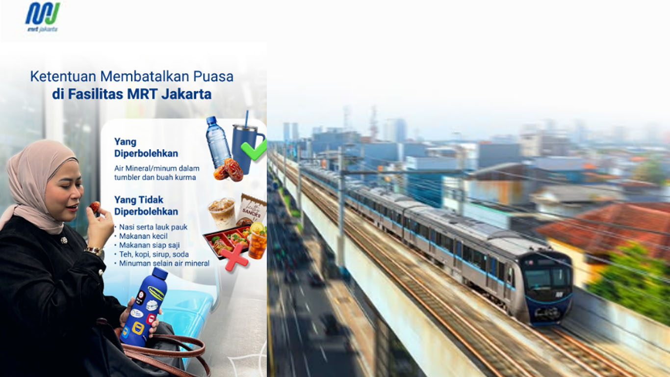Aturan Baru Buka Puasa di MRT: Ini Jenis Makanan, Minuman dan Waktu yang Dilarang