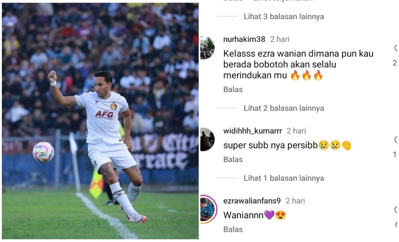 Perasaan Ezra Walian Setelah Debut Bersama Persik Kediri, Bobotoh Bereaksi: Foto Profil Masih Persib Bandung