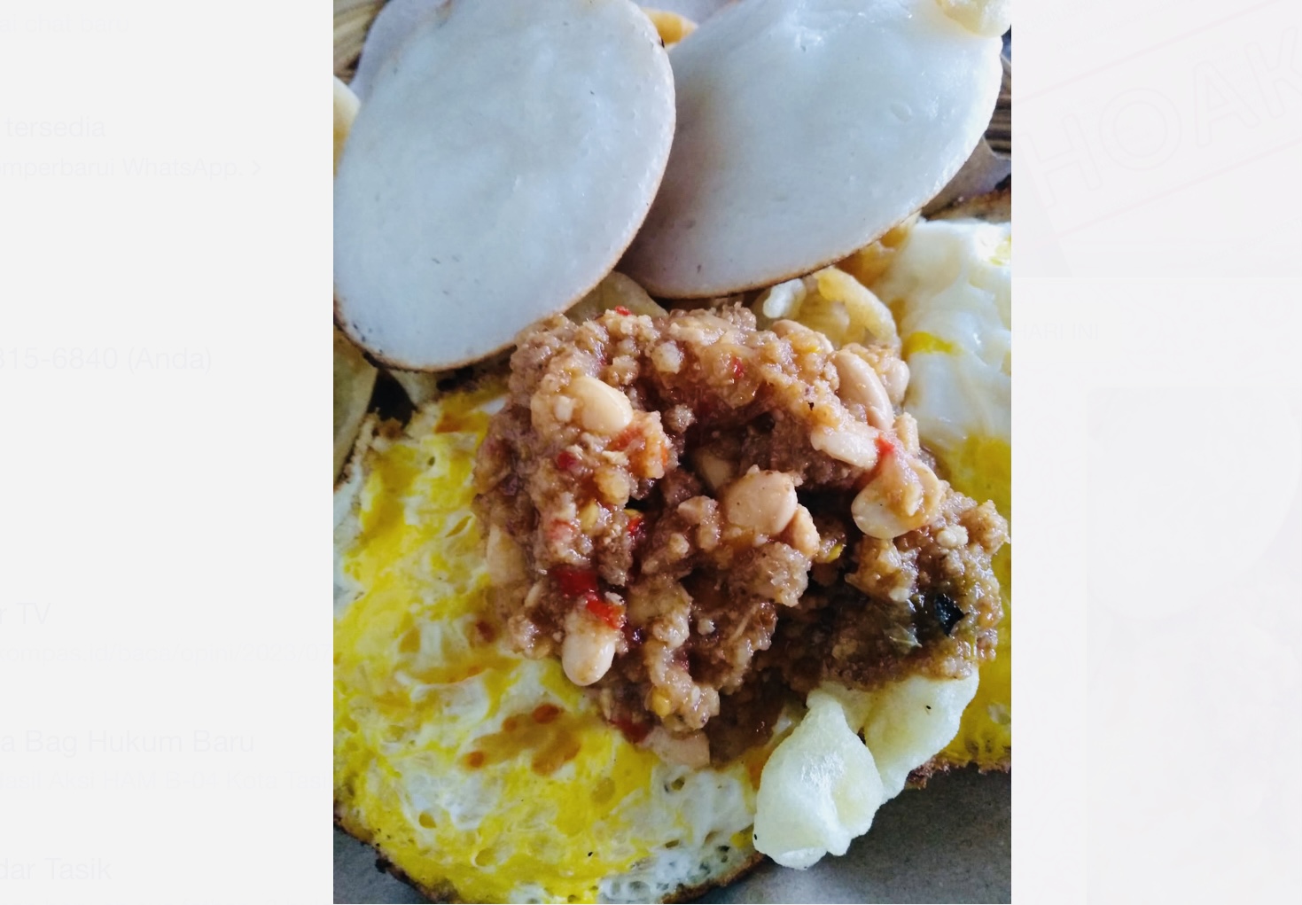 Makanan Tradisional Khas Kuliner Kota Tasikmalaya, Enak Nih Makan Sorabi Dicocol Sambal Oncom!