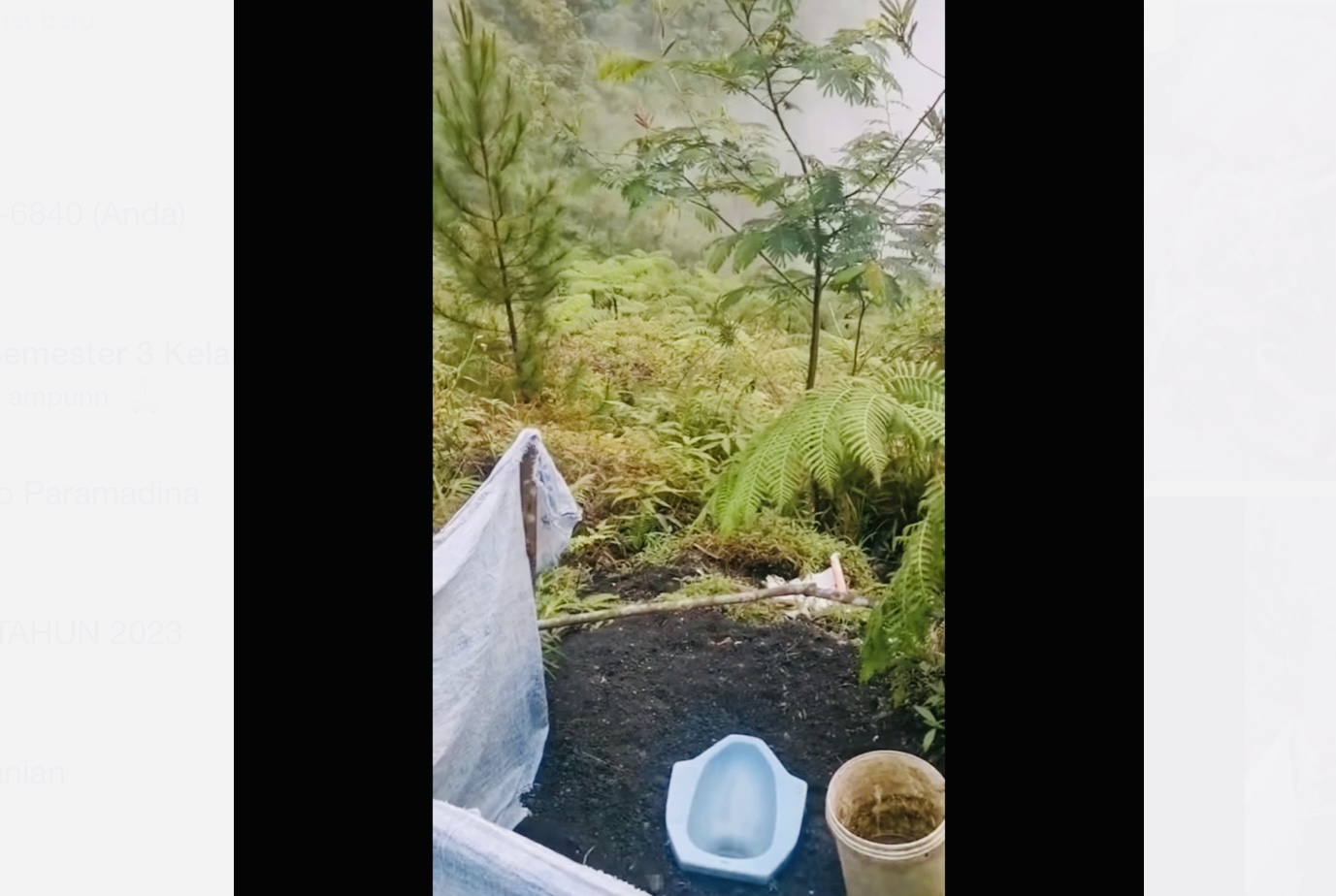 Viral Video Toilet Terbuka di Atas Gunung Galunggung, Disebut Toilet dengan View Terindah di Dunia