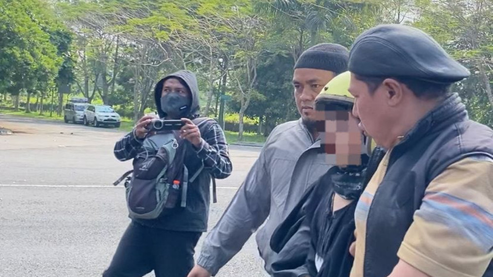 Polisi Amankan Dua Pemuda Diduga Provokator saat Aksi Damai di Kantor Bupati Tasikmalaya