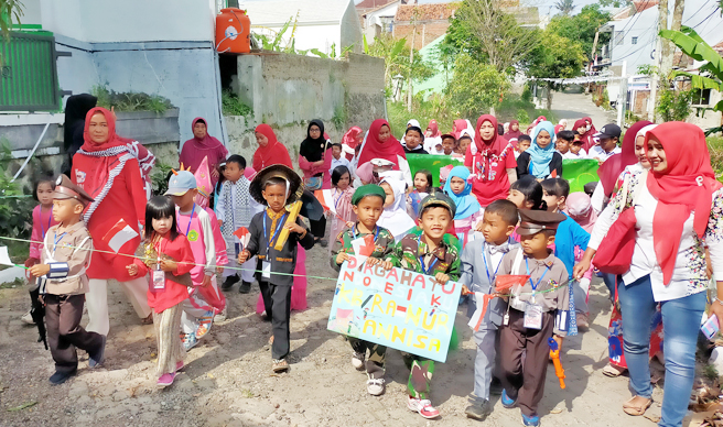 RA Nur Annisa Garut Tanamkan Cinta Tanah Air Sejak Dini