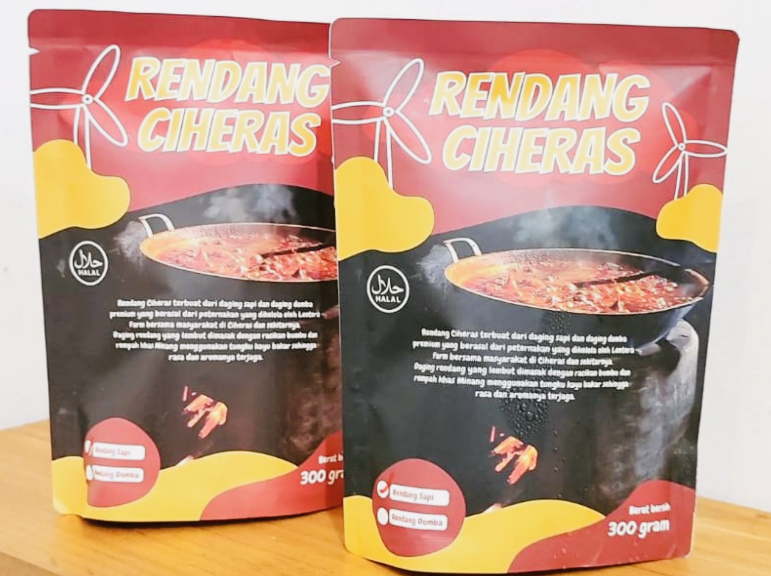 Rendang Ciheras Cocok untuk Oleh-Oleh, Kemasan Praktis dan Tahan Lama