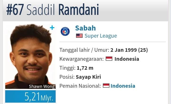 Fantastis! Jika Saddil Ramdani Gabung Persib Harga Nilai Pasar 3 Pemain Lokal Capai Rp13 Miliar