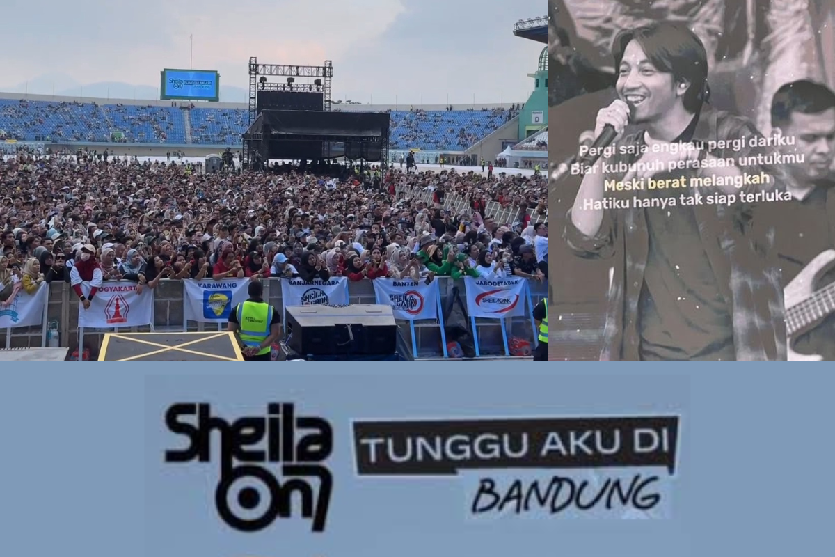 Keseruan Konser Sheila On 7 di Bandung, Fiersa Besari Jadi Pembuka Konser