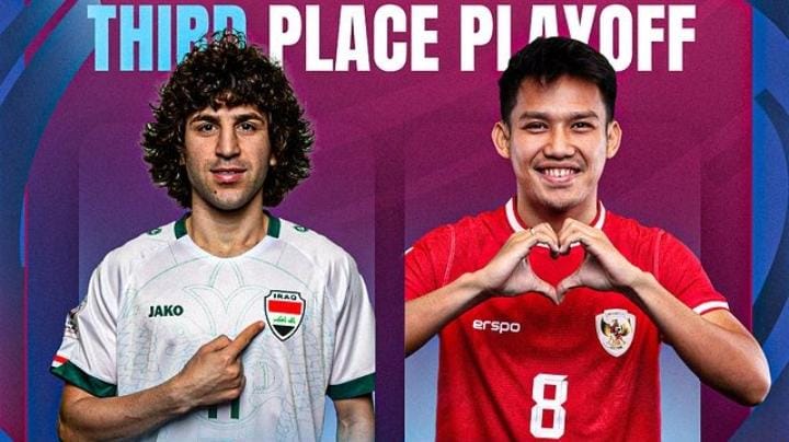 GOOL Skor Timnas Indonesia U23 vs Irak Imbang 1-1 di Babak Pertama Laga Perebutan Posisi Ketiga Piala Asia U23