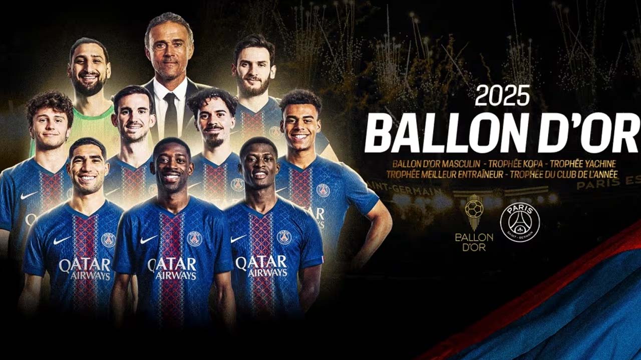 9 Pemain PSG Masuk Nominasi Ballon d'Or 2025 Usai Raih Treble Winner