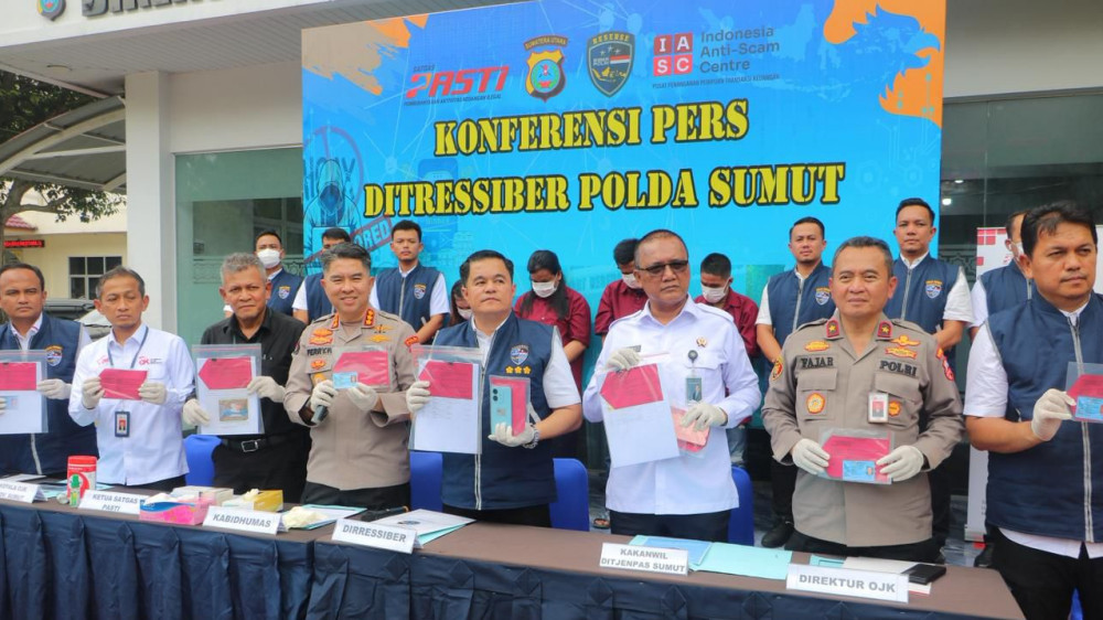 Polda Sumut dan Satgas PASTI Bongkar Sindikat Penipuan Digital