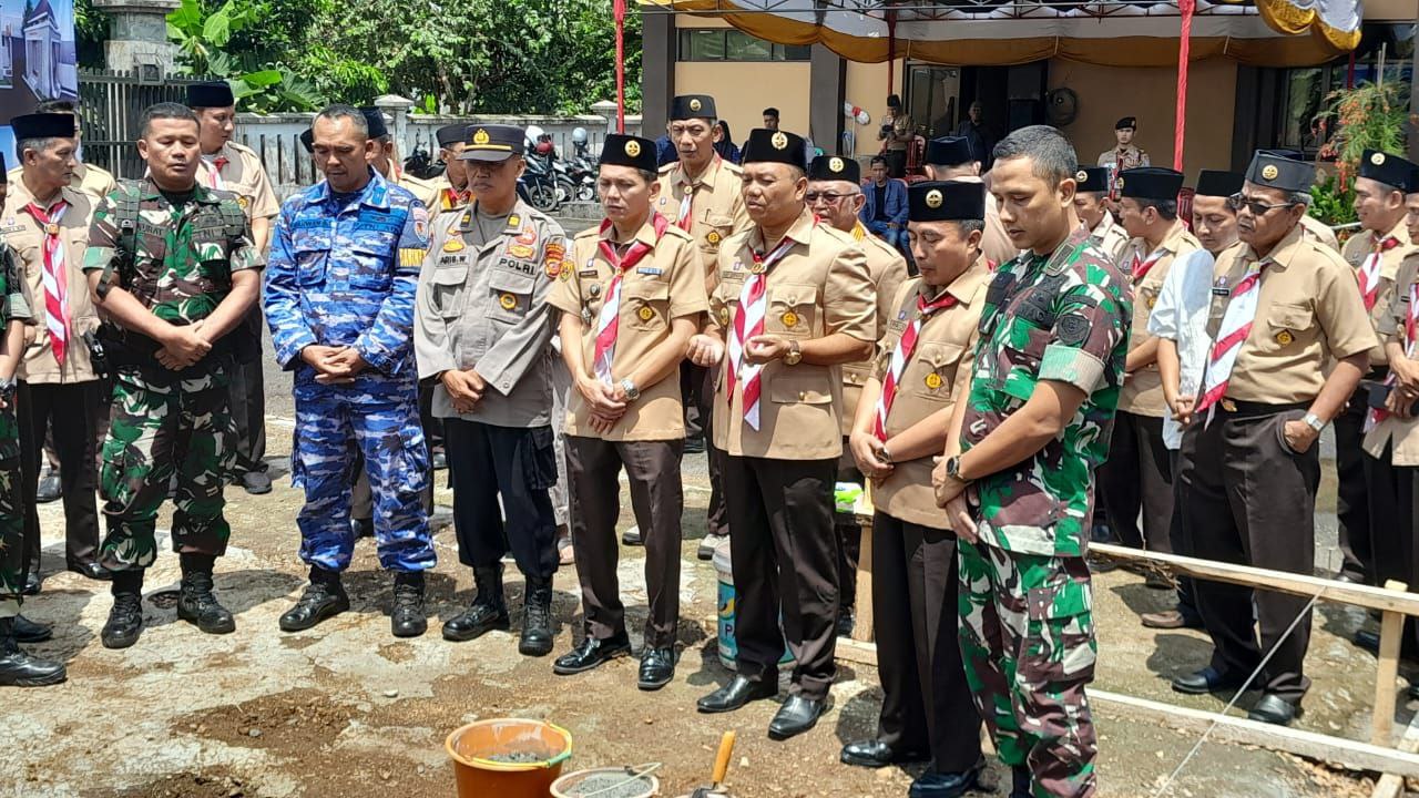 Membanggakan, Pengurus Kwarcab Pramuka Kabupaten Tasikmalaya Membangun Mesjid, Target Agustus Selesai 