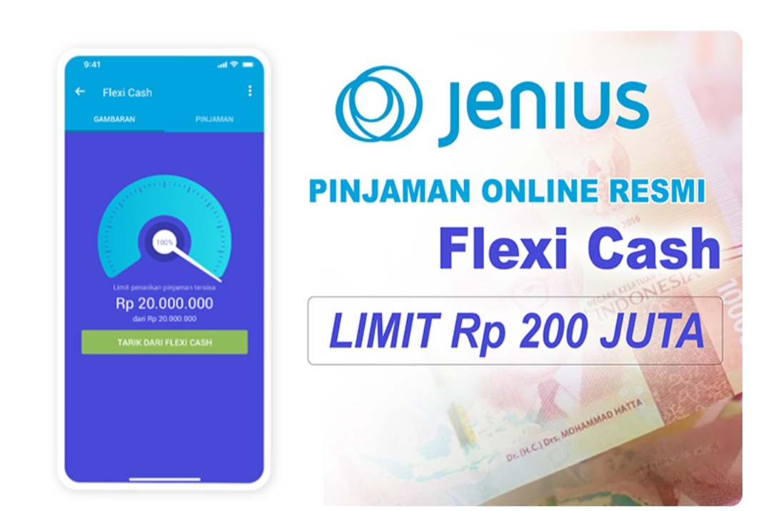 Pinjaman Online Rp200 Juta Langsung Cring via Flexi Cash Jenius, Tunduk Aturan BI dan Diawasi OJK