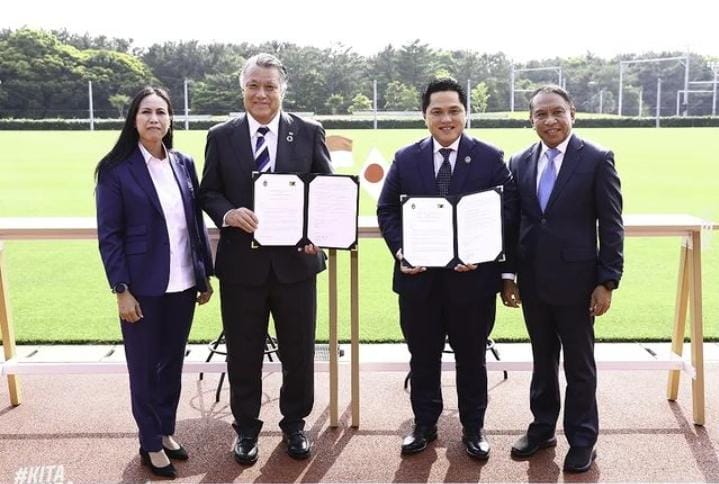 PSSI Jalin Kerjasama dengan Japan Football Association, Ini Poin Kesepakatan Pengembangan Sepak Bola Indonesia