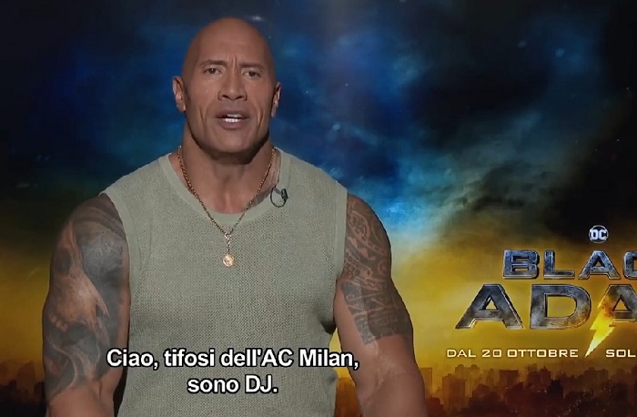 Pesan The Rock untuk Fans AC Milan di San Siro