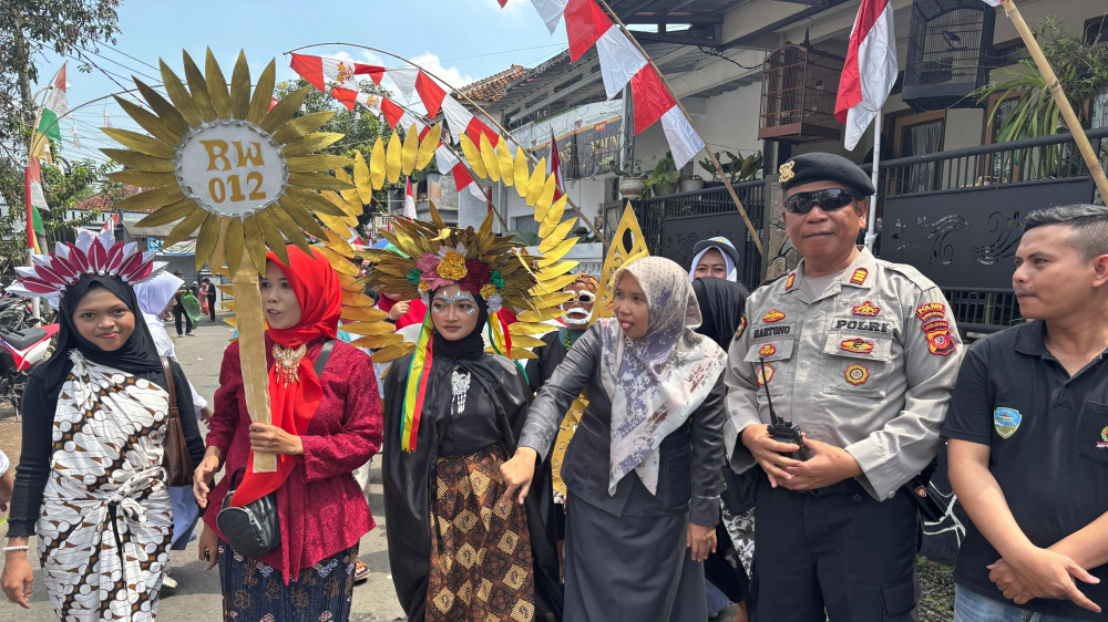 Warga Tasikmalaya Rayakan HUT ke-80 RI dengan Aman, Polres Perketat Patroli
