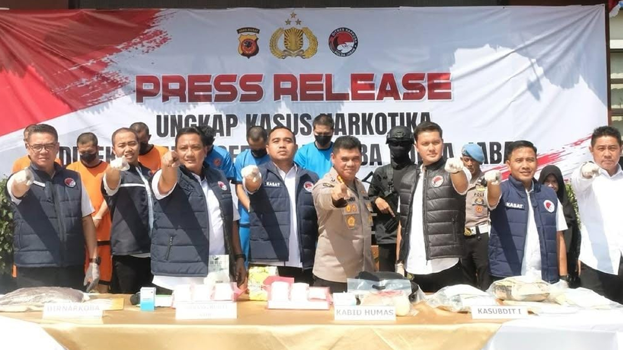 Polda Jabar Bongkar Jaringan Narkoba Aceh-Jabar