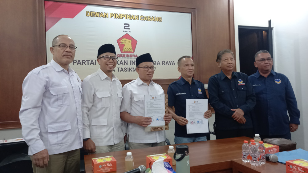 Pilkada 2024 Kota Tasikmalaya, Gerbong Koalisi Besar Tambah Lagi, Nasdem Gabung Gerindra Menangkan Viman 