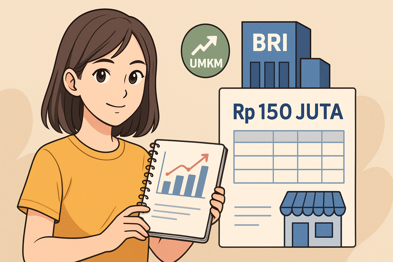 Tabel Angsuran 150 Juta KUR BRI 2025 dan Keunggulan Syarat Pengajuan KUR