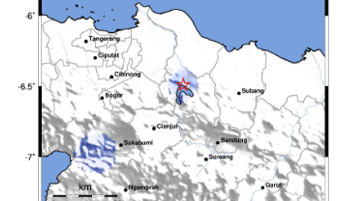 Gempa Tektonik Guncang Purwakarta, Nias Selatan Digoyang Gempa 5.0 Magnitudo