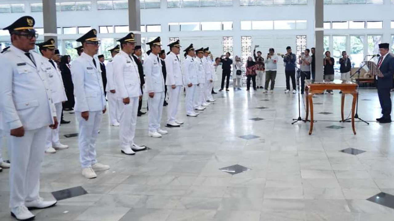 Daftar Nama-Nama Camat dan Sekmat Baru yang Dilantik Bupati Garut Abdusy Syakur Amin