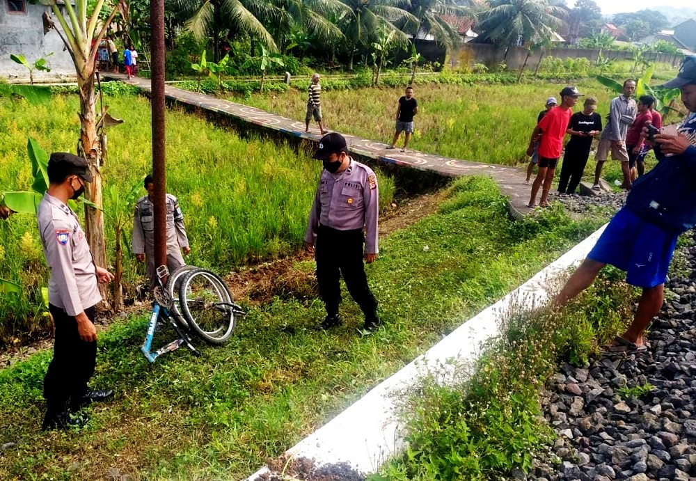 Pria Pesepeda di Kota Banjar Tewas Tersambar Kereta Api Serayu