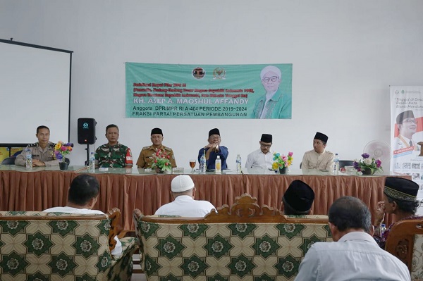 KH Asep A Maoshul Affandy Sosialisasi Empat Pilar Kuatkan Pendidikan 