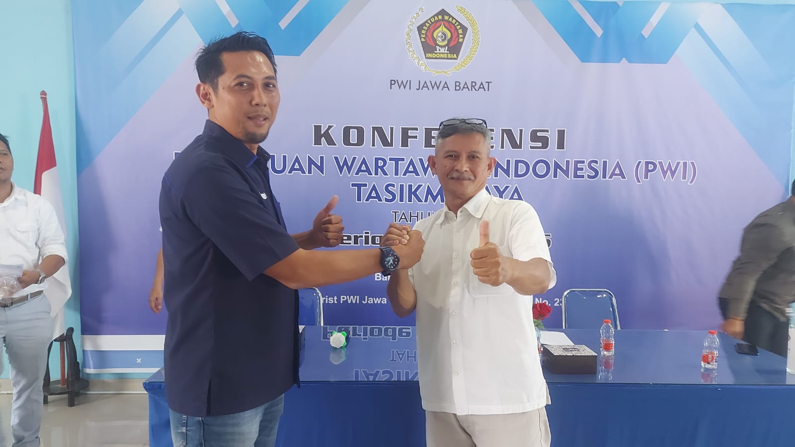 Asep Juhariyono Gantikan Firman Suryaman Jadi Ketua PWI Tasikmalaya