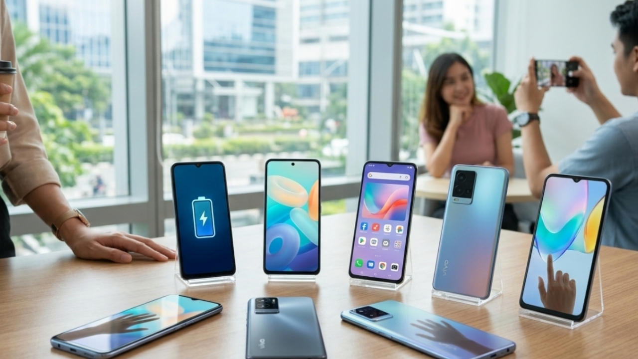 7 HP Vivo Harga 2 Jutaan Terbaik Maret 2026: Spek Tinggi, Baterai Besar, dan Kamera Jernih