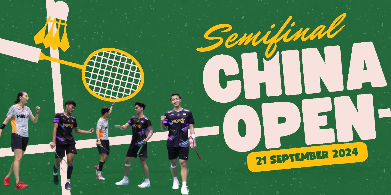 Tiga Wakil Indonesia Lolos ke Semifinal China Open. Saksikan Pertandingannya Hari Ini! 